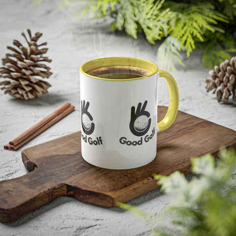 Image of Colorful Good Golf Mugs, 11oz