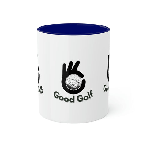 Image of Colorful Good Golf Mugs, 11oz