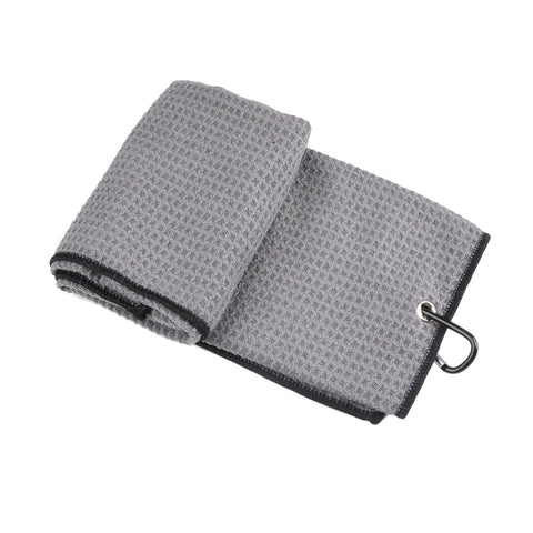 Image of Waffle Three-Fold  Towel with Hook