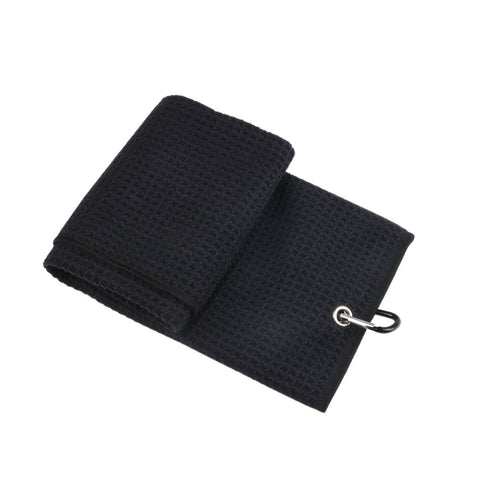 Image of Waffle Three-Fold  Towel with Hook