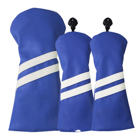 Image of 3 Piece Double Stripe Head Cover set