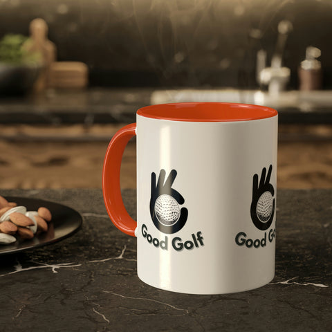 Image of Colorful Good Golf Mugs, 11oz