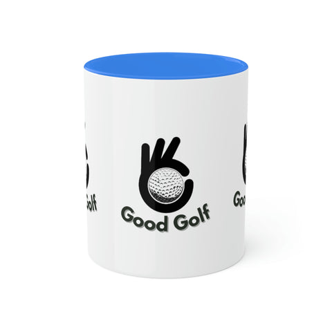 Image of Colorful Good Golf Mugs, 11oz