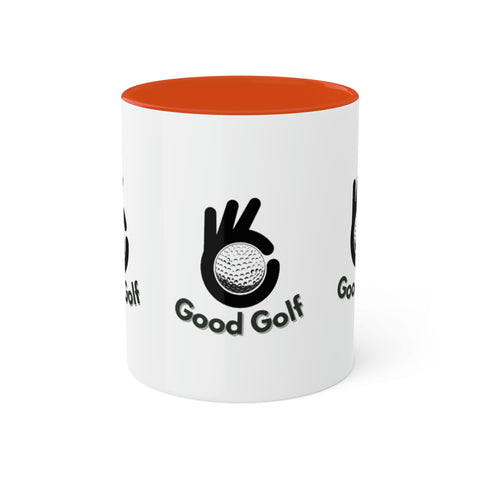 Image of Colorful Good Golf Mugs, 11oz