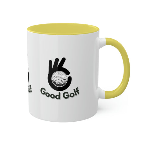 Image of Colorful Good Golf Mugs, 11oz