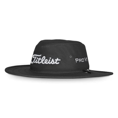 Image of Titleist Golf- Tour Aussie Hat Legacy Collection One Size Black/White