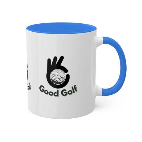 Image of Colorful Good Golf Mugs, 11oz