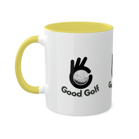 Image of Colorful Good Golf Mugs, 11oz