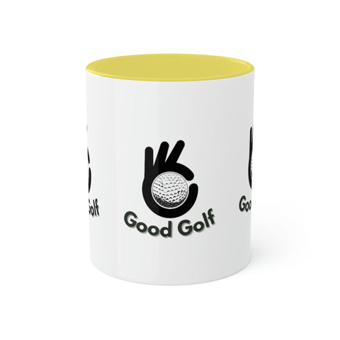 Image of Colorful Good Golf Mugs, 11oz