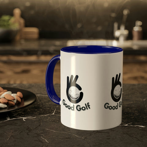 Image of Colorful Good Golf Mugs, 11oz