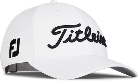 Image of Titleist Men's Tour Performance Golf Hat White/Black One Size