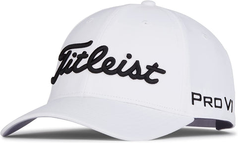 Titleist Men's Tour Performance Golf Hat White/Black One Size