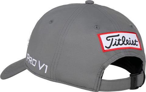 Image of Titleist Men's Tour Performance Golf Hat Gray/Charcoal/White One Size