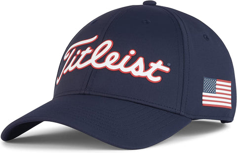 Titleist Men's Players Performance Stars & Stripes Golf Hat Navy/White Red One Size