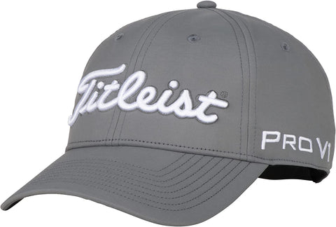 Titleist Men's Tour Performance Golf Hat Gray/Charcoal/White One Size