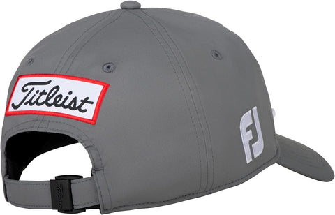 Image of Titleist Men's Tour Performance Golf Hat Gray/Charcoal/White One Size