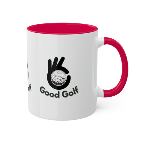 Image of Colorful Good Golf Mugs, 11oz