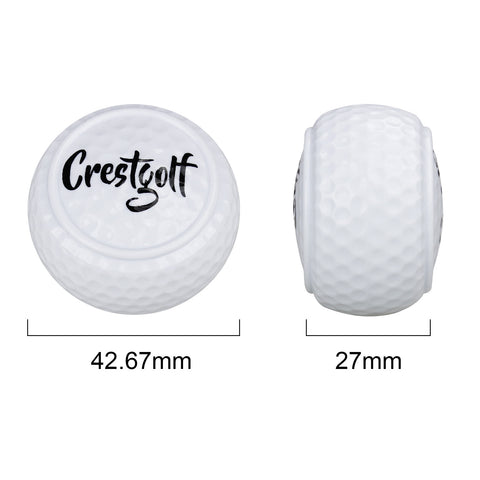 Image of Flat Practice Golf Balls