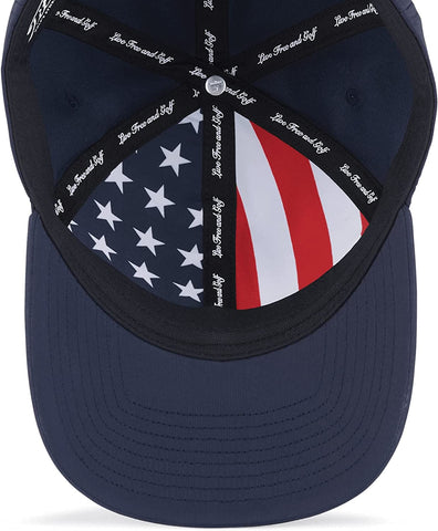 Image of Titleist Men's Players Performance Stars & Stripes Golf Hat Navy/White Red One Size