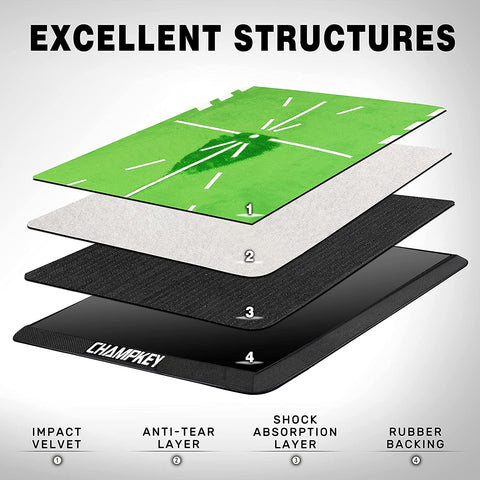 Image of CHAMPKEY Premium Golf Impact Mat 1.0 Edition