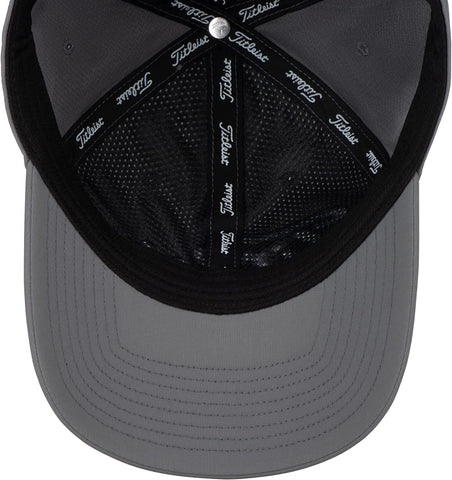 Image of Titleist Men's Tour Performance Golf Hat Gray/Charcoal/White One Size