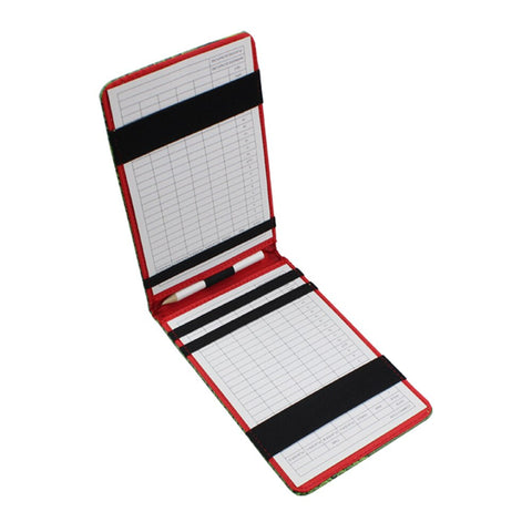 Image of Stylish Leather Golf Scorecard Holder