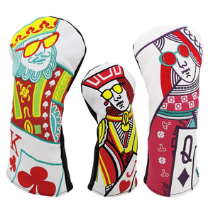 King Queen and Jack Headcovers