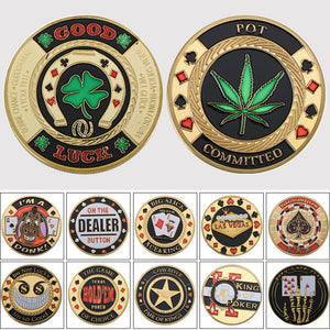 Poker Card Ball Marker Chips