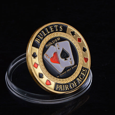 Image of Poker Card Ball Marker Chips