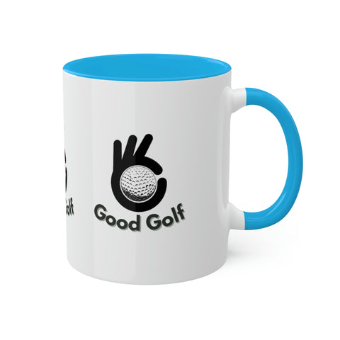 Image of Colorful Good Golf Mugs, 11oz