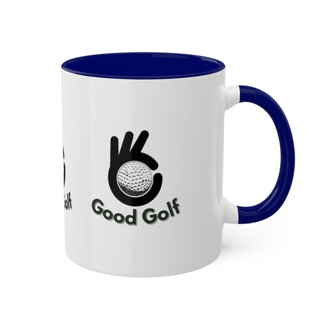 Image of Colorful Good Golf Mugs, 11oz