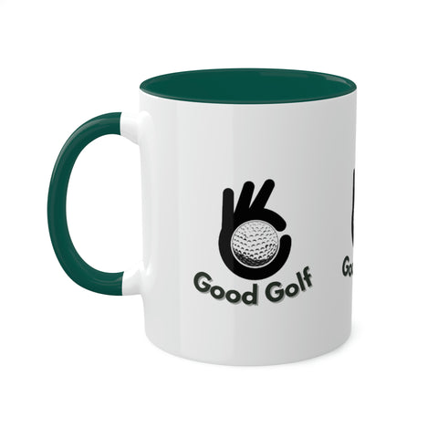 Image of Colorful Good Golf Mugs, 11oz