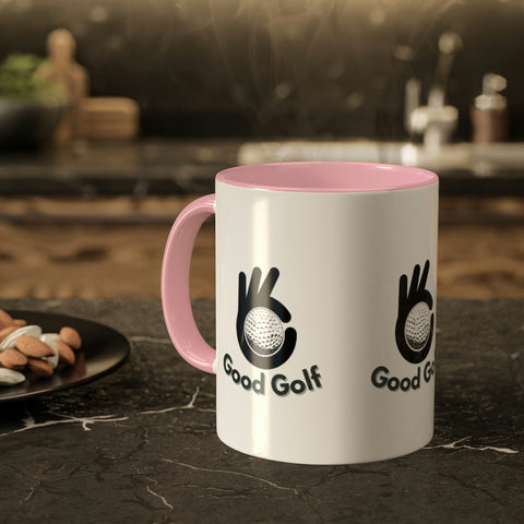 Image of Colorful Good Golf Mugs, 11oz