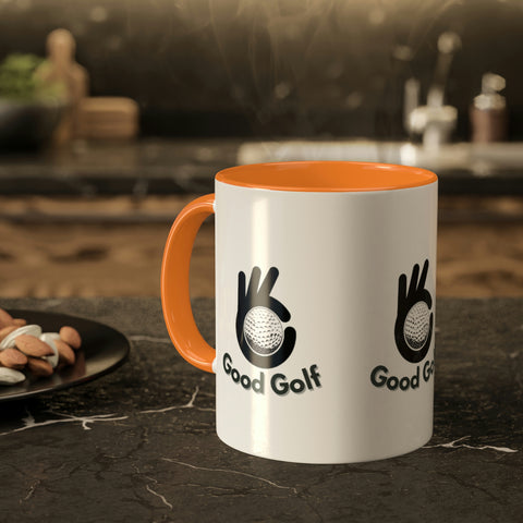 Image of Colorful Good Golf Mugs, 11oz