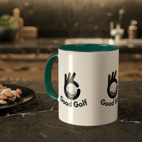 Image of Colorful Good Golf Mugs, 11oz