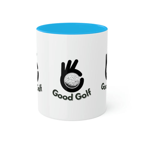 Image of Colorful Good Golf Mugs, 11oz