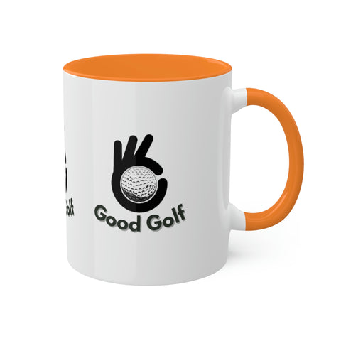 Image of Colorful Good Golf Mugs, 11oz