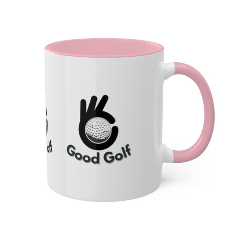 Image of Colorful Good Golf Mugs, 11oz