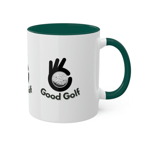 Image of Colorful Good Golf Mugs, 11oz