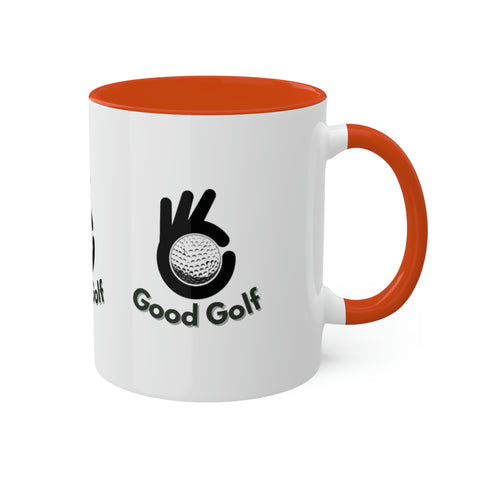 Image of Colorful Good Golf Mugs, 11oz